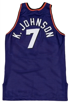1993-94 Kevin Johnson Game Used Phoenix Suns Road Jersey 
